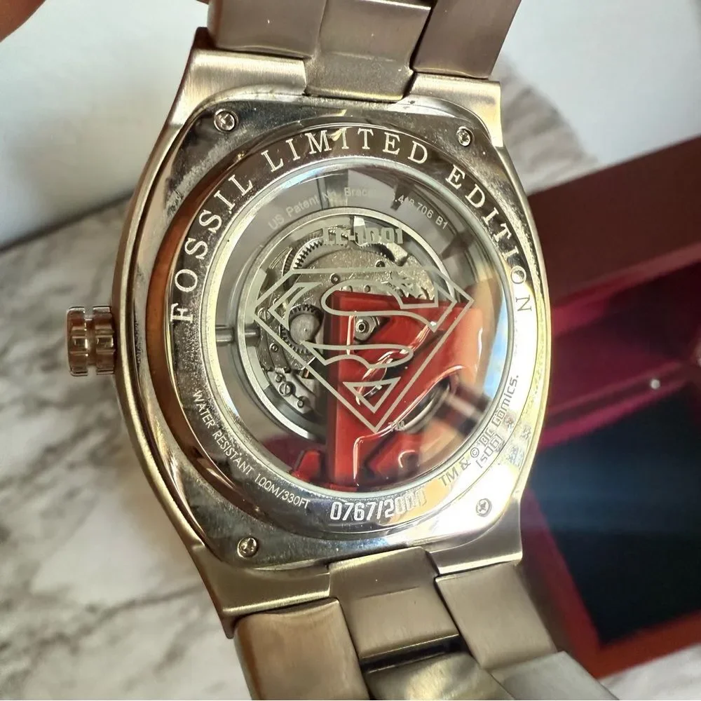 Men’s Fossil DC Superman Watch (Rare only 2000 produced)